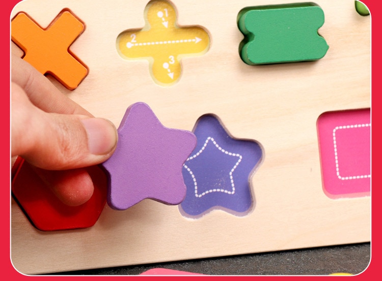 Kids Wooden 3D Alphabet Puzzle Board