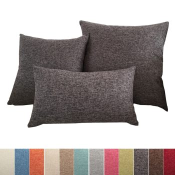 Solid Color Sofa Cushion Cover