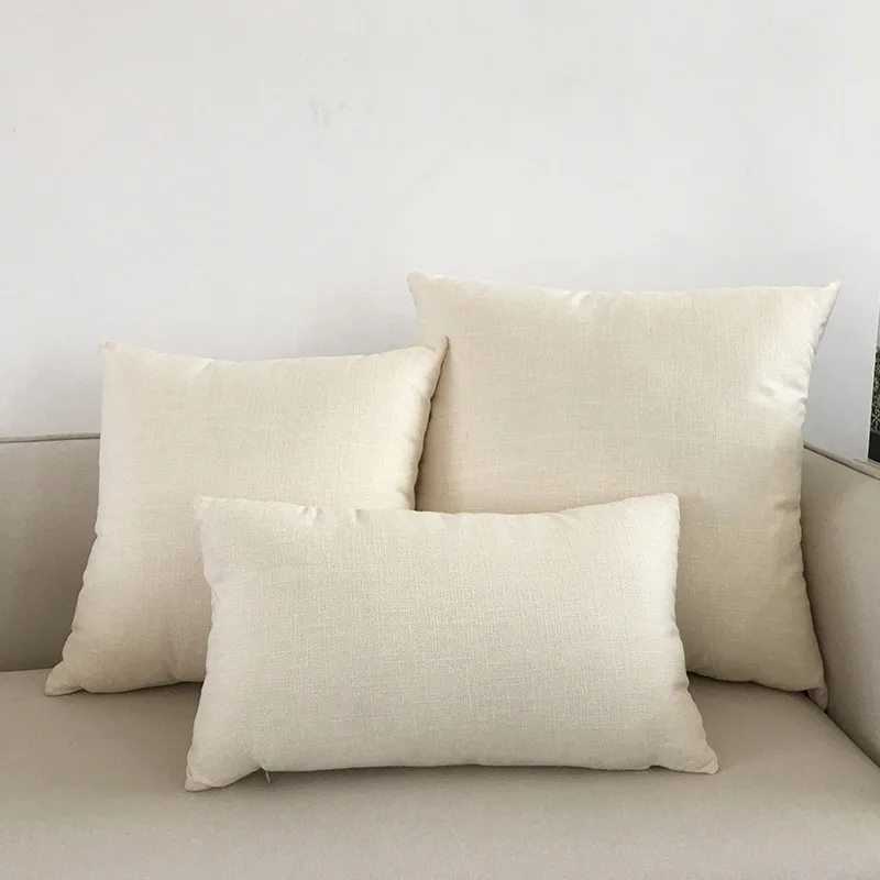 Solid Color Sofa Cushion Cover