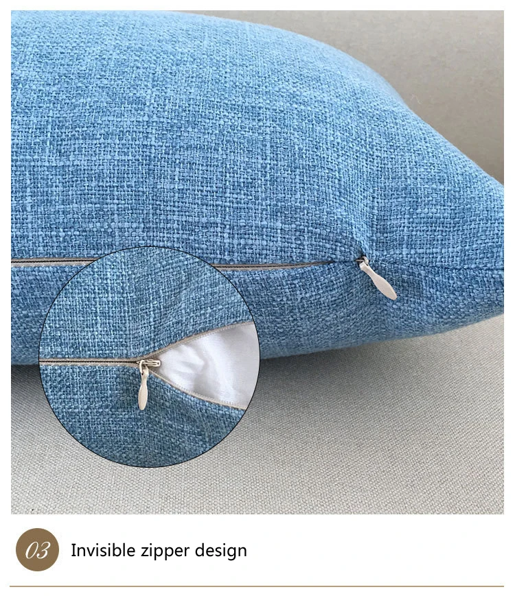 Solid Color Sofa Cushion Cover