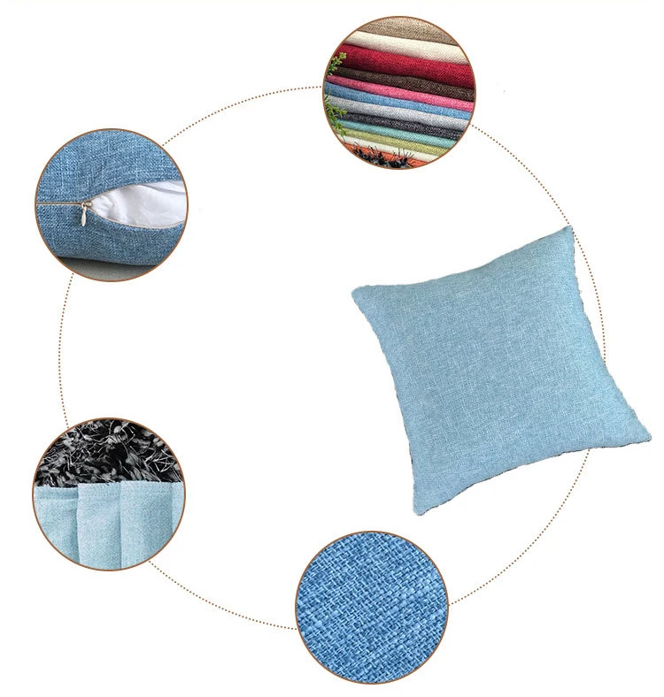 Solid Color Sofa Cushion Cover
