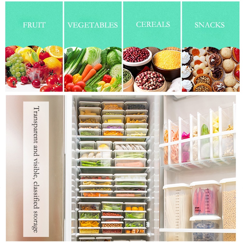 Food Storage Organizer Container with Lid